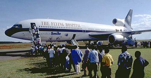 Boarding Flying Hospital